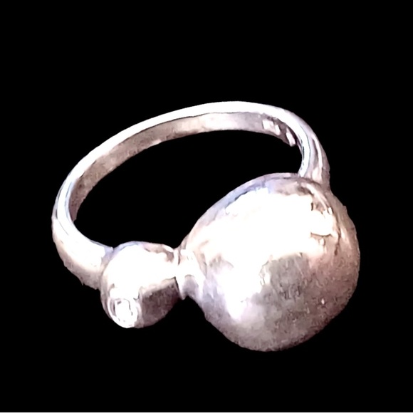 Silpada Vintage Rare Sterling Silver CZ Dome Ring - Picture 5 of 11